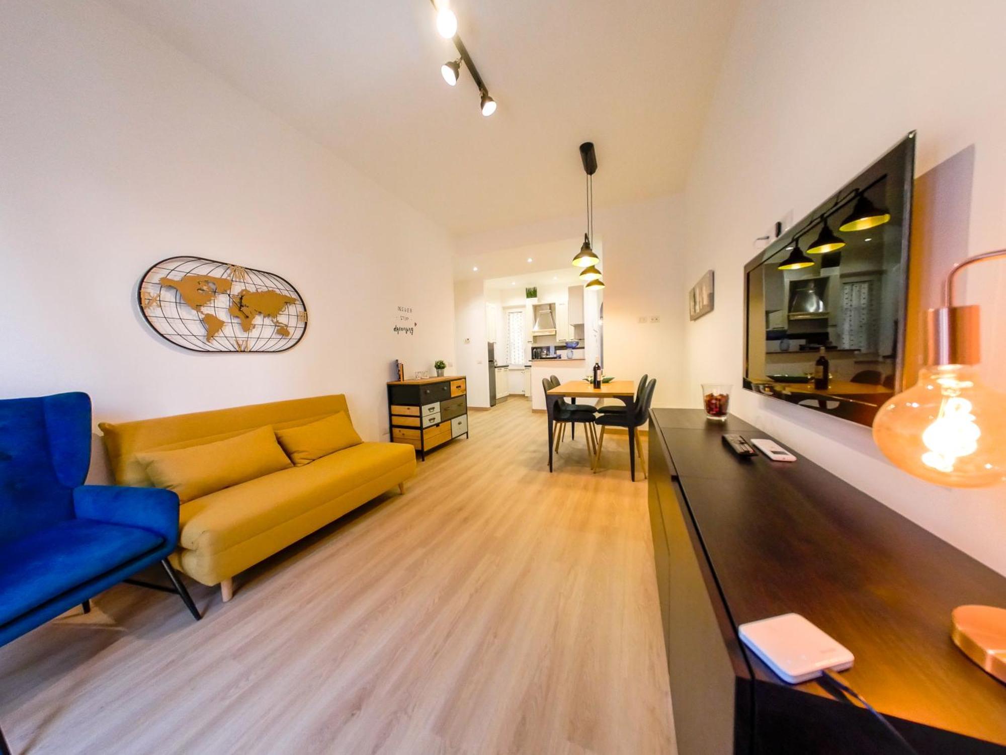 Chic Modern 2-Bedroom Near Metro Róma Kültér fotó